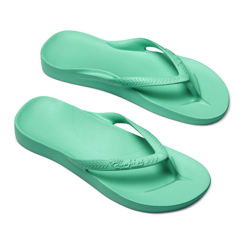 Arch support flip flops in mint – STEP in 4 MOR