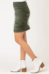 The trace skirt in calyx wash