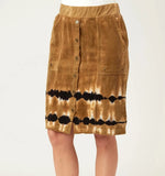 Dyami pencil skirt in gouache wash rural