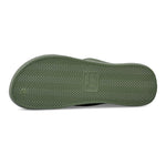 Arch support flip flops in khaki (army green)