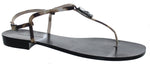 Baxley Pewter T-Strap Sandals