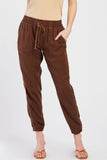 Cocoa brown jogger pants