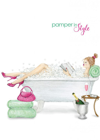 Greeting Card - Pamper In Style