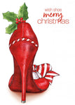 Greeting Card - Wish Shoe Merry Christmas