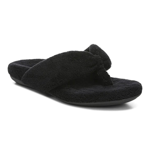Lydia slipper in black