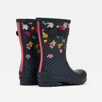Molly mid-height rain boots in navy blossom