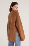 Weekender sweater in camel brown