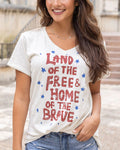 Land of the free graphic tee