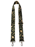 Ah-dorned Bag Strap -  Green Leopard